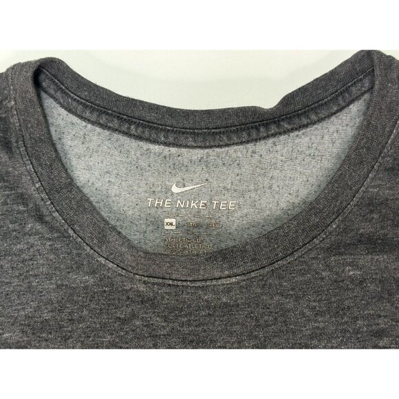 Nike DRI FIT Charcoal Grey Short Sleeve Tee Shirt Men’s XXL - Picture 4 of 7